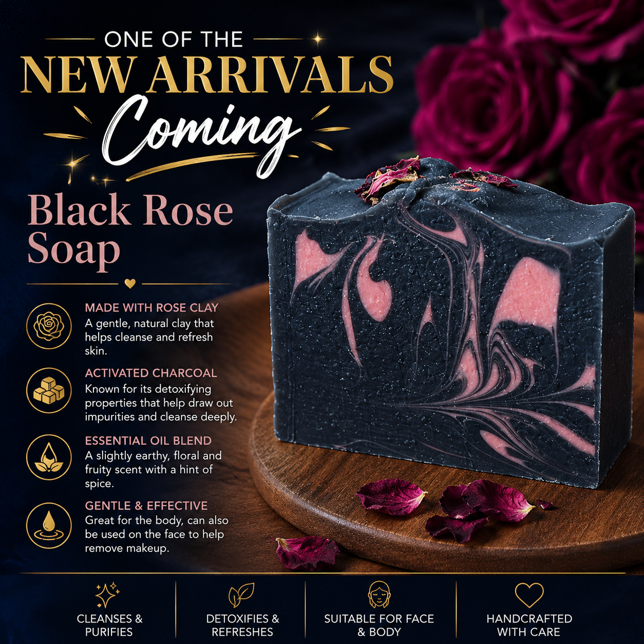 black rose soap black rose soap